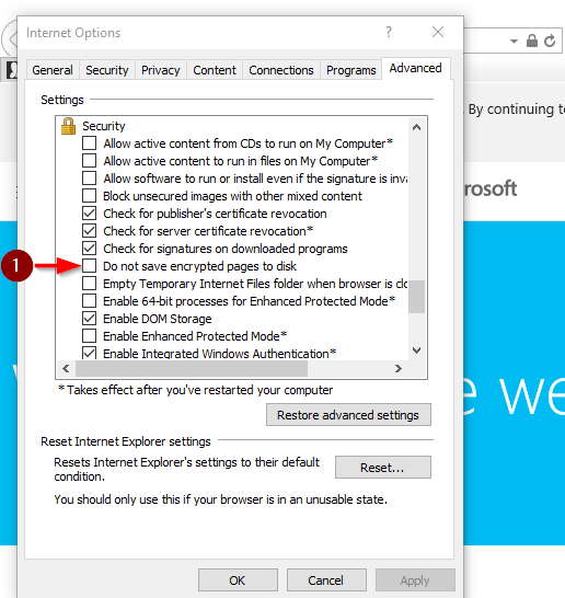 Do Not Save Encrypted File To Disc Dialog